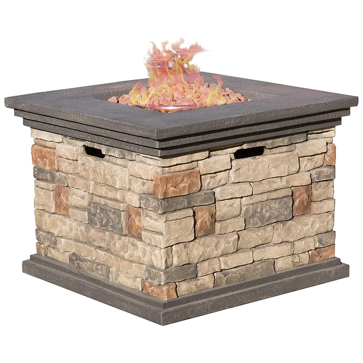 Christopher Knight Home 296587 Crawford Propane Fire Pit