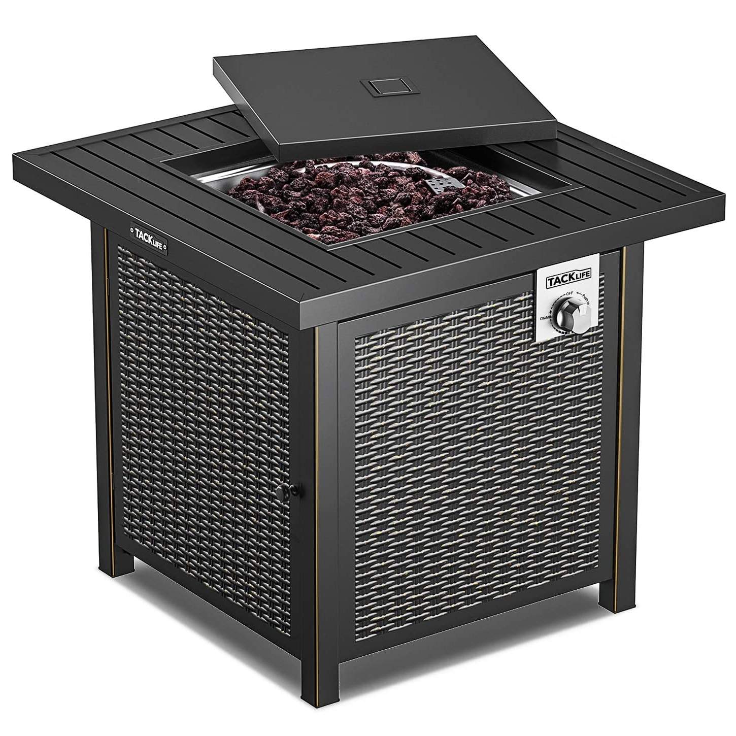 TACKLIFE Propane Fire Pit Table