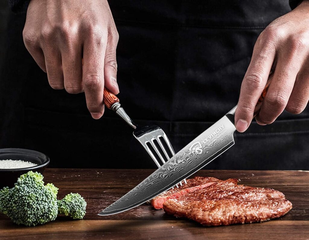 LEVINCHY Damascus Steak Knife Review (Winter 2023)